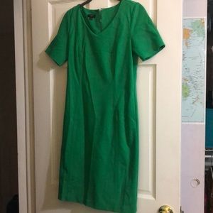 Green Talbots Short Sleeve Dress